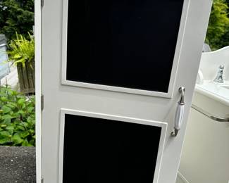 Close up of Pottery Barn Kids fridge