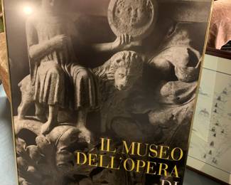Framed poster from Italy $15