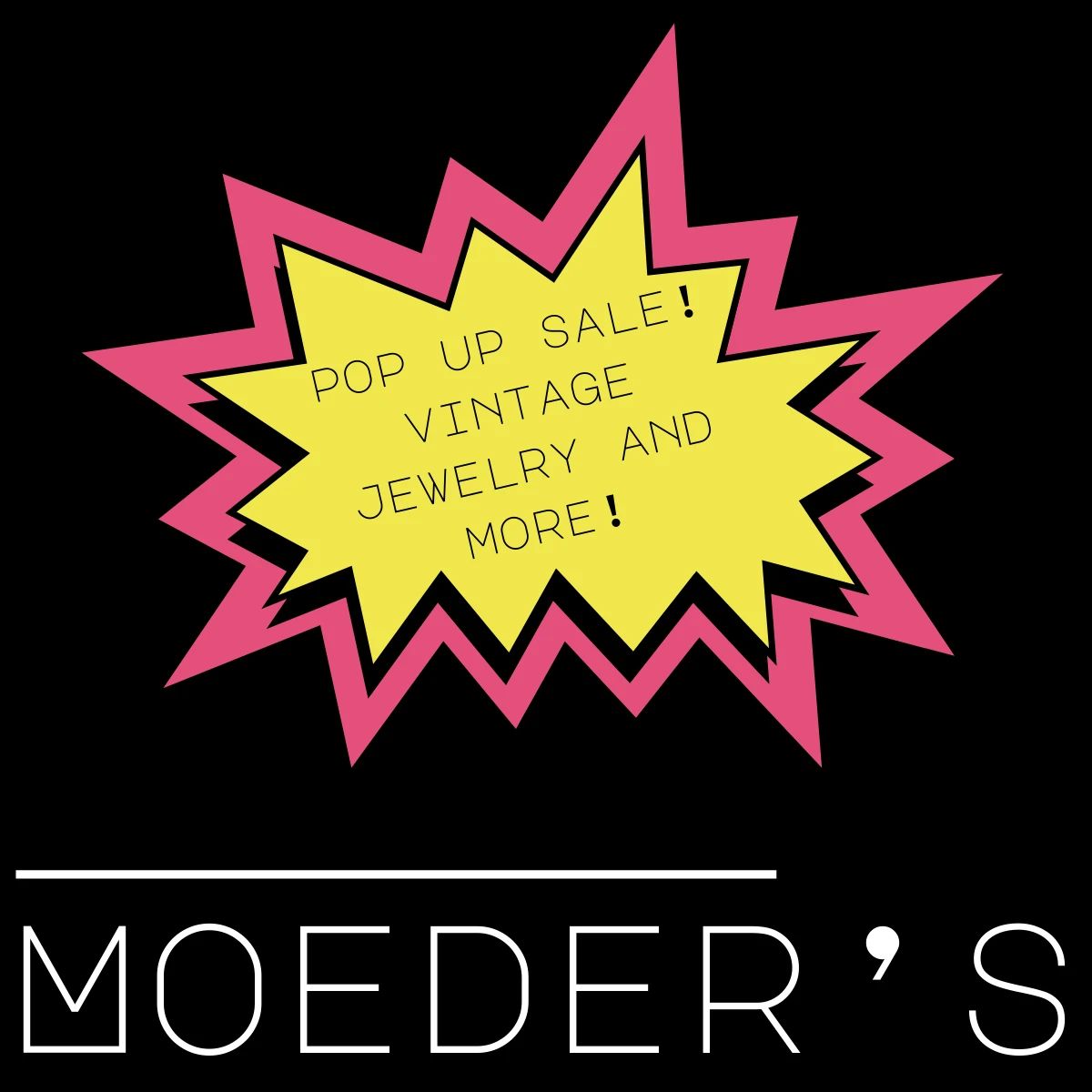 pop up sale