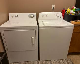 #33 Admiral washer $100.00
#34 GE dryer $100.00