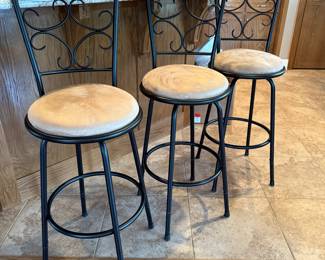 #21 Bar stools 29"H set of 3 $60.00