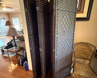 #9 6 panel Woven screen 69"H $45.00