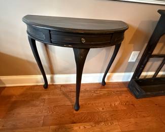 #6 Black console table 29x14x27 $60.00