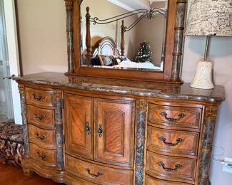 #24 Dresser with mirror 70x20x40 $150.00