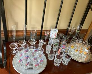 Extensive collection Shot glasses