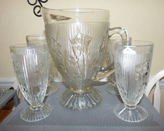 Iris & Herringbone Glassware