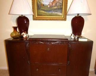 Vintage Art Deco Bar(See Next 2 Pictures)