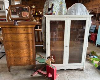 Dresser bouncing horse book case