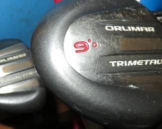 Orlimar Trimetal Maraging 9* True Temper El-70 Graphite Stiff Flex, Orlimar Trimetal Strong 3 Wood 13*