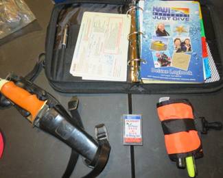 Vintage Dive Knife Japan, Diver Deluxe Logbook