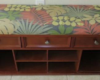 Upholstered Bench with Storage