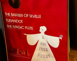 The Barber of Seville TURANDOT opera poster