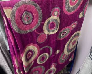 multicolor pattern scarf