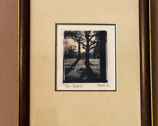 TWO TOWERS photograph signed