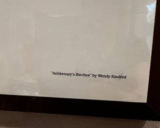 'Ashkenazy's Birches' by Wendy Kindred Poster dedicated to pianist Ashkenazy Vladimir