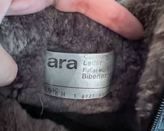 ARA Germany genuine suede sheepskin
