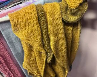 yellow scarf