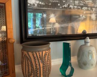 mid-century, modern sign, medium, heavy vase