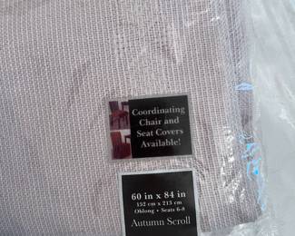 Autumn scroll chair covers
