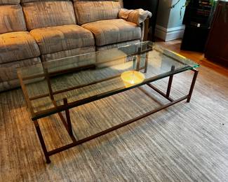 Rosewood and Glass Coffee Table by Henning Norgaard for Komfort of Denmark 1965