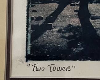 TWO TOWERS photograph signed