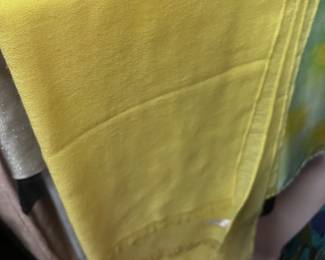 yellow soft scarf