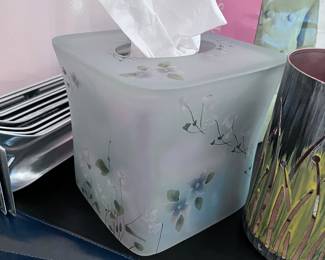 Glass tissue case