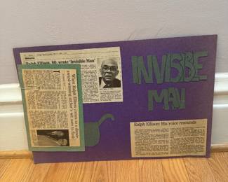 invisible man, newspaper clippings
