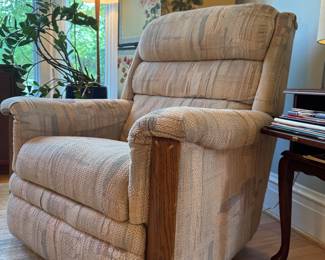 vintage recliner upholstered La-Z-Boy