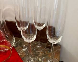 Marquis by Waterford crystal champagne flutes