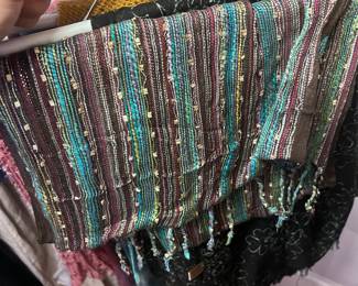 multicolor pattern scarf
