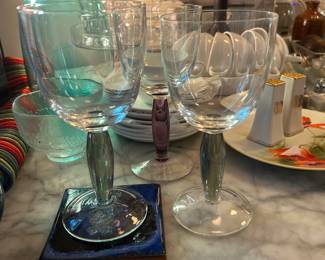 Colorware Water Goblets by Noritake