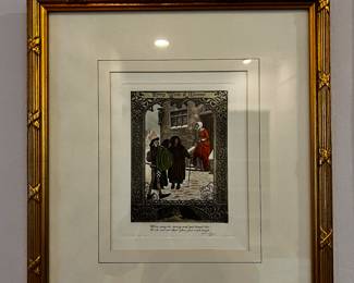 Vintage lithograph