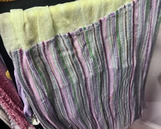 multicolor pattern scarf