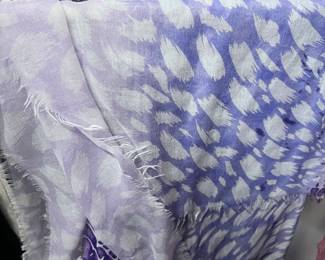 multicolor pattern scarf