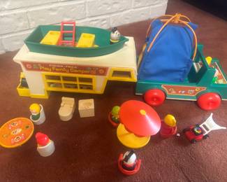 Fisher Price family camper with all the accessories