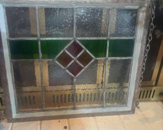 Heavy stained glass