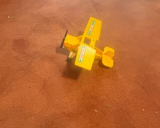 Airplane is a part of adventure life w green Jeep, pontoon boat, 2 action figures and dog