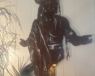 Metal Indian shaman