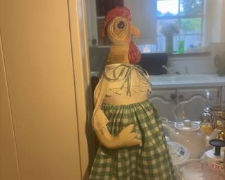 Wooden chicken
