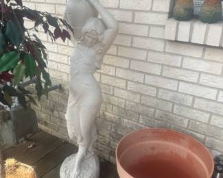 Concrete statue