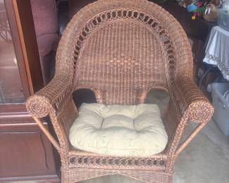 Wicker rocker