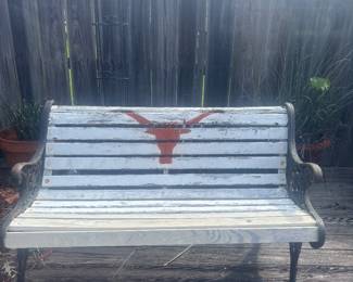 Longhorn bench