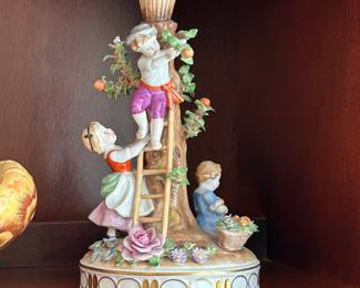 Vintage Von Shierholz single candelabra