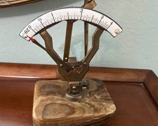 Vintage Brass Postal Scale