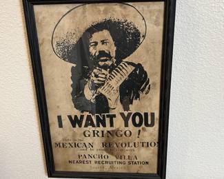 Pancho Villa recruitment poster
