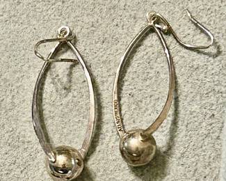 signed sterling earrings