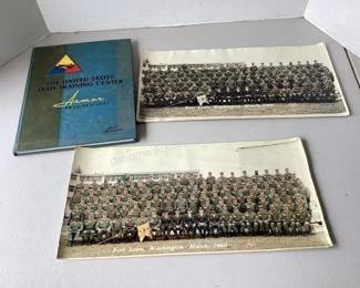 Vintage Military pictures & training book