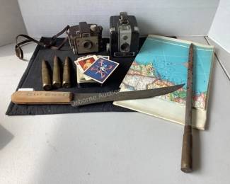 Vintage cameras, girly cards & more