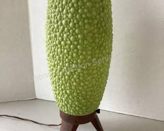 MCM plastic table lamp